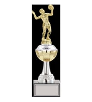 ODAK KUPA - Figürlü Kupalar - Voleybol Kadın Figürlü Kupalar FG-045 B - 33 cm