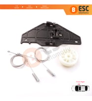 Citroen C3 MK2 SC A51 2009-2016 5-Kapı 9813093180 İçin Elektrikli Ön Sağ Cam Kriko Tamir Seti