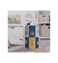 MEKTA HOME BEBEK VE ÇOCUK ODASI Dümen ve Deniz Yıldzı Deseli Oyuncak Sepeti
