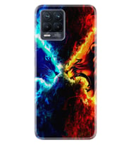 8 8 Pro Kılıf Silikon Desen Özel Seri Red Blue Leon 1714
