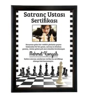 Kişiye Özel En İyi Satranç Oyuncusu Sertifikası