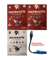 Limit Yayınları 2024-2025 9 Sınıf Matematik Yeni Maarif Modeli GÜNCEL Videolu Konu + Soru Bankası Seti (Çok Renkli)