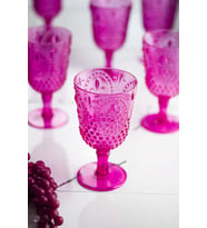 Akrilik Pembe Tekli Kadeh & Su Meşrubat Kahve Yanı Bardağı 450 Ml ( Cam Değildir )