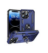Apple iPhone 15 Pro Uyumlu Kılıf Zore Vega Kapak (Mavi)