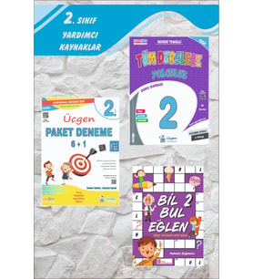 Üçgen 2.Sınıf Beceri Temelli Tüm Derslere Yolculuk + Paket Deneme 6+1 (Karışık)
