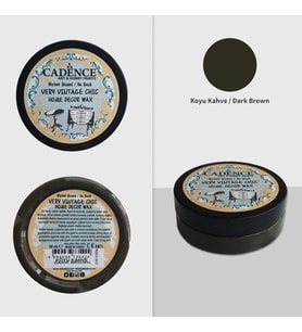 Cadence Very Vintage Chic Home Decor Wax KOYU KAHVE 