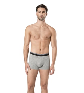Pierre Cardin Erkek 2'Li Stretch Boxer (Gri)