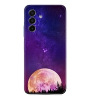 Samsung Galaxy A17 Kılıf Boutique Baskılı Resimli Mor Ay Pcode -025