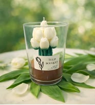 KUTU FESTİVALİ LALE BUKETİ MUM / TULIP BOUQUET CANDLE