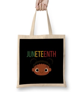KIDS juneteenth juneteenth juneteenth 2021 1865 Bez Çanta Uzun Saplı