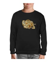 Kaplan - Look Siyah Çocuk Sweatshirt