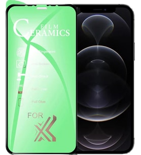 Apple Uyumlu   iPhone 12 Pro Ekran Koruyucu 9D Seramik Nano Tam Kaplayan Kavisli
