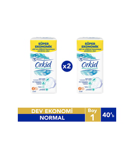 Extra Hassas Koruma Normal Süper Ekonomik Paket 40 Ped (20 X2) Boy 1