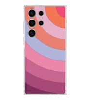 PrintiFy Samsung S24 Ultra Uyumlu Kamera Korumalı Renk Cümbüşü F Tasarımlı Şeffaf Silikon Kılıf