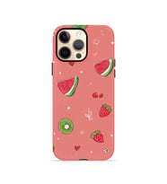 iPhone 12 Pro Max Vorian Çift Katmanlı MagSafe Kılıf Summer Fruit Crush