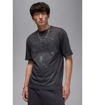 Nike Jordan Paris Saint-Germain Logo Mens Tee Grafik Baskılı Erkek Tişört Antrasit