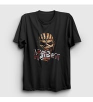 Presmono Unisex Siyah Bite Iron Maiden T-Shirt 85373tt
