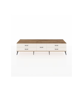 Hyperion TV Ünitesi 5 Çekmeceli  220x44x51 Çam-Aytaşı