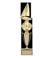ODAK KUPA - Figürlü Kupalar - Yelken Figürlü Kupalar FG-067 B - 46 cm