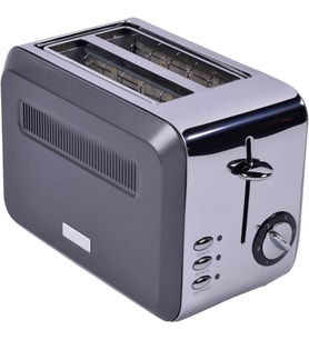 Berghoff Gem Titan 2 Dilim Ekmek Kızartma Makinesi – 980 W, Paslanmaz Çelik Gövde  Antrasit Gümüş