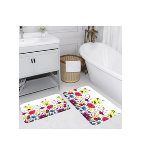 Eliana Home Baskılı 2'li Banyo Paspas Takımı RVG5070