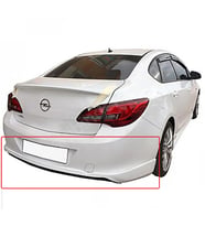 Opel Astra J Sedan Custom Arka Ek Mat Siyah Plastik Karlık