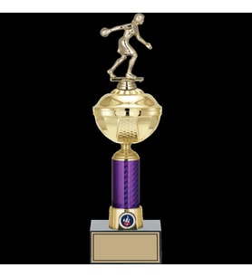 ODAK KUPA - Figürlü Kupalar - Bowling Kadın Figürlü Kupalar FG-059 C - 40 cm