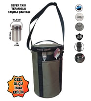 SEFER TASI  TERMOSLU TAŞIMA ÇANTASI 1,6 LİTRE
