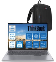 Lenovo Thinkbook 16 G6 Irl Intel Core I5 13420H 24GB Ddr5 2tb SSD 16" Wuxga 300NITS IPS Freedos Taşınabilir Bilgisayar 21KH00SXTRF07 + Zetta Çanta