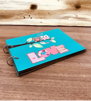 Kişiye Özel Love Anı Defteri + 30 adet Pola Card Fotoğraf+Kalem + Sticker