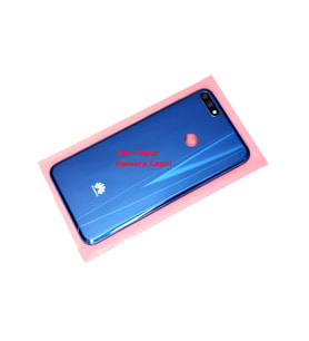 Tkgz Huawei Uyumlu Y7 2018 Kasa Arka Pil Batarya Kapağı MAVİ