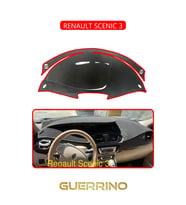 RENAULT SCENIC 3TORPİDO KORUMA HALISI KIRMIZI KENAR
