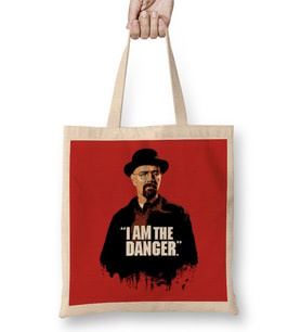 Walter White Heisenberg I Am The Dangrr Breaking Bad Bez Çanta Uzun Saplı