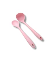 silikon kaşık ve kepçe seti 1 kaşık 27.5cm 1 kepçe