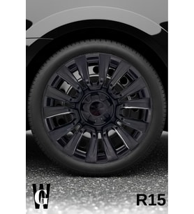 Hyundai Terracan 15 İnç Jant Kapağı (4 ADET) Siyah S107