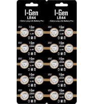 Batteries LR44 1.5V Alkalin Düğme Pil (AG13, A76, L1154) (20'li Paket)