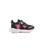 Ruffon 2340 F Siyah-Lila Çocuk Spor Ayakkabı (Siyah - Lila)