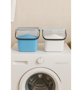 2 li Multibox Deterjanlık Kutusu & Banyo Düzenleyici & Saklama Kutusu 6 Lt Şeffaf