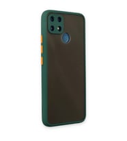 Realme C25 Kılıf Montreal  Kapak - Yeşil