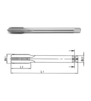 Makina Takım M14X1 Hss-E Din374/C İnce Diş Makina Kılavuzu-MTE B00105751405