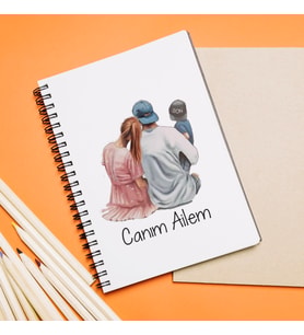 Canım Ailem Tasarımlı Defter