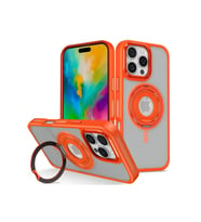 Pilelistore   iPhone 16 Pro Max Banza Magsafe Standlı Kapak - Turuncu