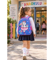 Unicorn Flamingo Lüks Anaokulu Okul Çantası Çocuk Sırt Çantası Günlük Kullanım 32 x 24 x 8 cm
