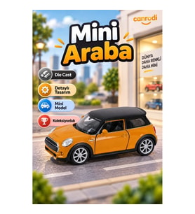 Welly Die Cast New Mini Çek Bırak Metal Model Araba