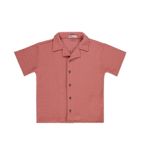 Civil Boys Kare Dokulu Tatil Yaka 6-9 Yaş Gömlek - Pembe