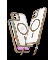 iPhone 12 Kılıf Enka Magsafe Silikon Kılıf - Desert