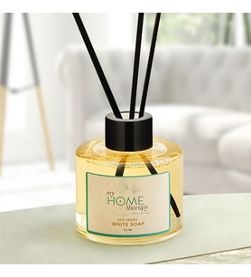 MY HOME THERAPY BAMBU ÇUBUKLU ORTAM KOKUSU - ZEN SERİ - WHITE SOAP 135 ML