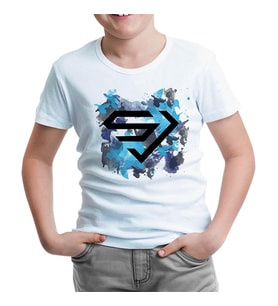 Super Junior - SJ Beyaz Çocuk Tshirt