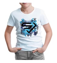 Super Junior - SJ Beyaz Çocuk Tshirt