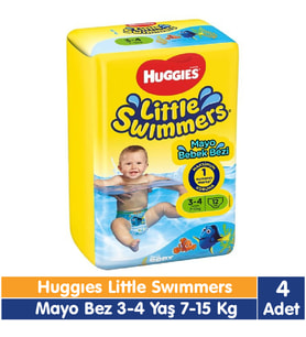 Huggies Little Swimmers Mayo Bebek Bezi 3-4 Yaş 12x4 48 Adet